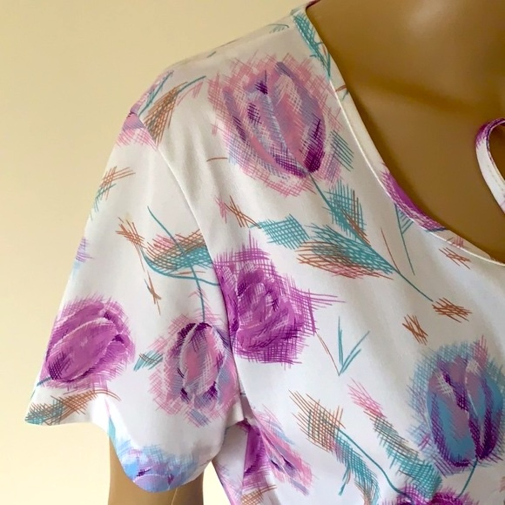 VINTAGE | David Keys floral midi dress - Picture 6 of 12